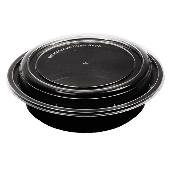 Khaleej pack ROUND BLACK BASE CONTAINERS
