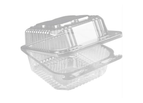 HINGED LID SQUARE CONTAINER